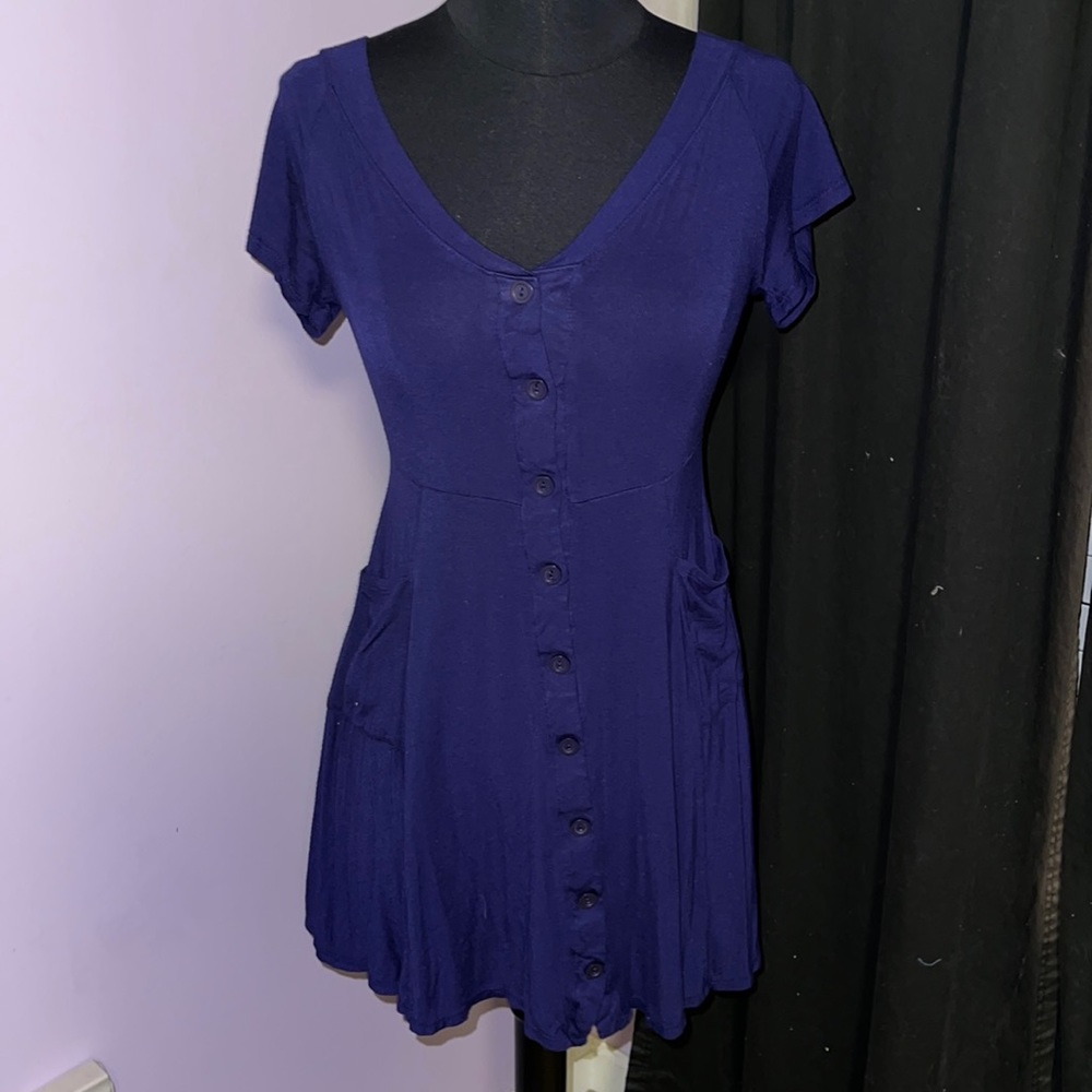 Blue Casual Dress